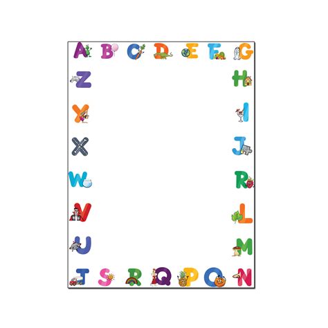 Stonehouse Collection Alphabet Border Stationery