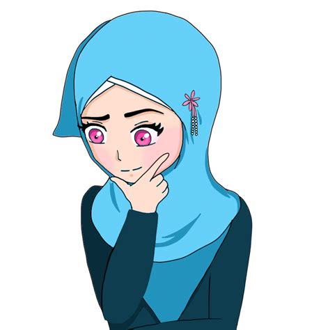 Gambar Animasi Muslimah Terbaik Pkl 2022