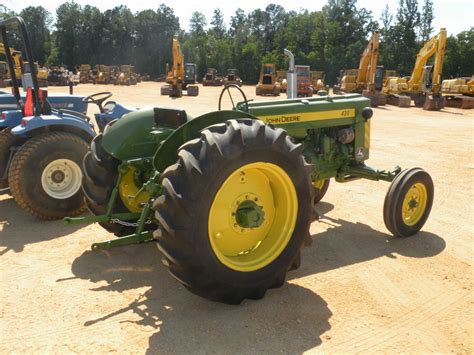 John Deere 420 2wd Farm Tractor Jm Wood Auction Company Inc