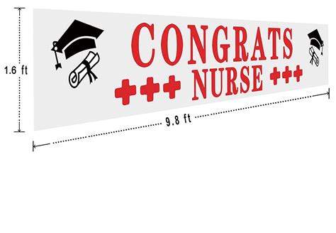 Large Congrats Nurse Banner Congrats Nurse Sign Nurse Graduation