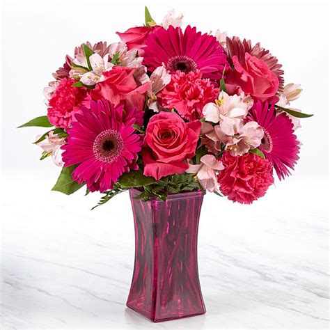 The Ftd Raspberry Rush Bouquet Vase Included In San Francisco Ca My