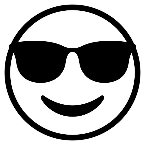 Smiley Face Png Black And White Emoji Clipart Black And White Images