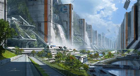 Canyon City By Tu Bui 3d Fantasy Fantasy City Fantasy Places Sci Fi