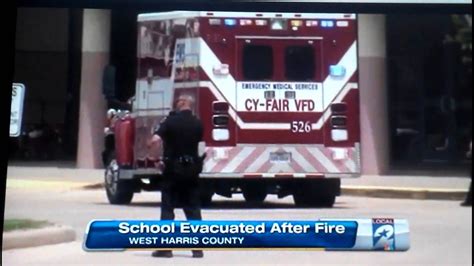 Cy Fair Isd Middle School Evacuated For Fire Youtube
