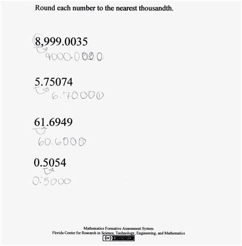 Rounding To The Thousandths Place