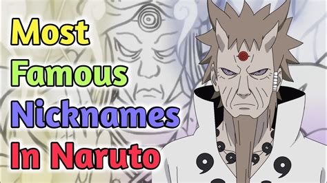 Most Famous Nicknames In Naruto Youtube