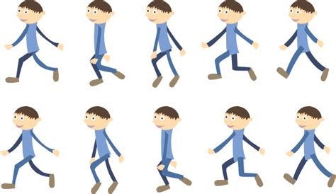 Cartoon Boy Walking