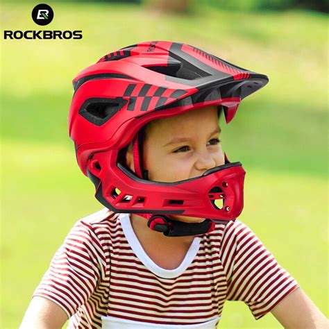 Find great deals on ebay for mountain bike helmet full face. RockBros 2 In 1 Full Face Children Bicycle Helmets Mtb ...