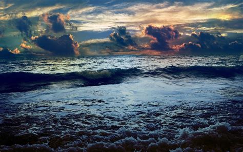Clouds Nature Horizon Storm Seascapes Sky Sea Ocean Sky Clouds Sunset