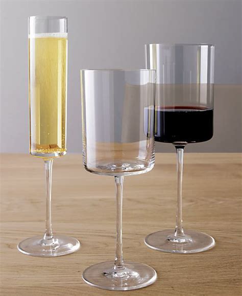 Edge Wine Glasses By Crateandbarrel