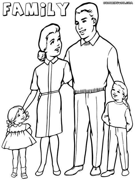 Family coloring pages | Coloring pages to download and print