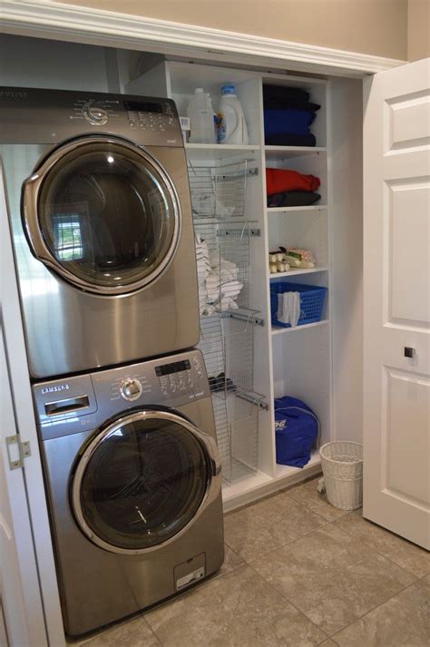 Awesome Laundry Room Ideas Stacked Washer Dryer With Stackable Washer