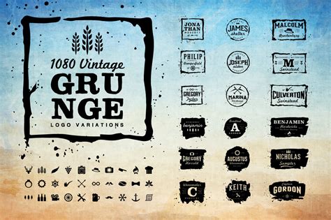 Vintage Logo And Grunge Logo ~ Logo Templates On Creative Market