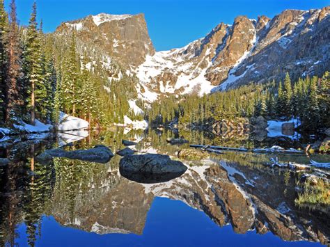 Rocky Mountain National Park Colorado Gipfel Wasserfälle Gewaltige