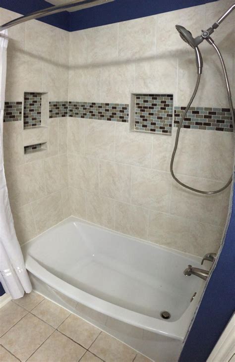 Diy Bathtubshower Remodel Shower Remodel Tub To Shower Remodel