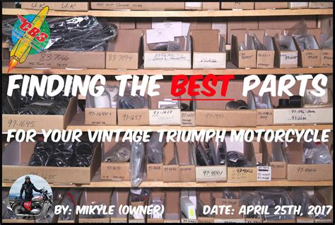 Finding The Best Parts For Your Vintage Triumph Motorcycle