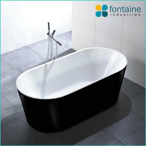 Low to high sort by price: Freestanding Bath Tub Bathtub Round Elegant Bathroom Black ...