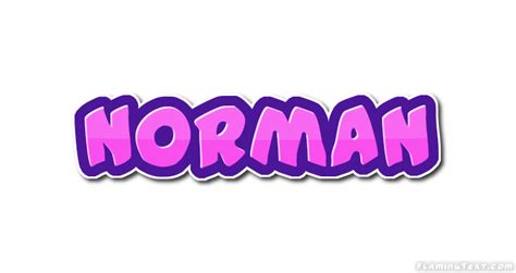 Norman Logo Outil De Conception De Nom Gratuit à Partir De Texte