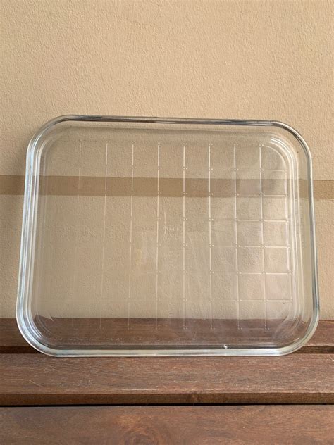 Vintage Pyrex Glass Baking Tray Made In England Furniture And Home