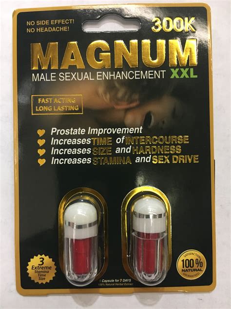 Male Enhancement Sex Pills Magnum Xxl 300k 2pack 40 Pack 100 Genuine. 