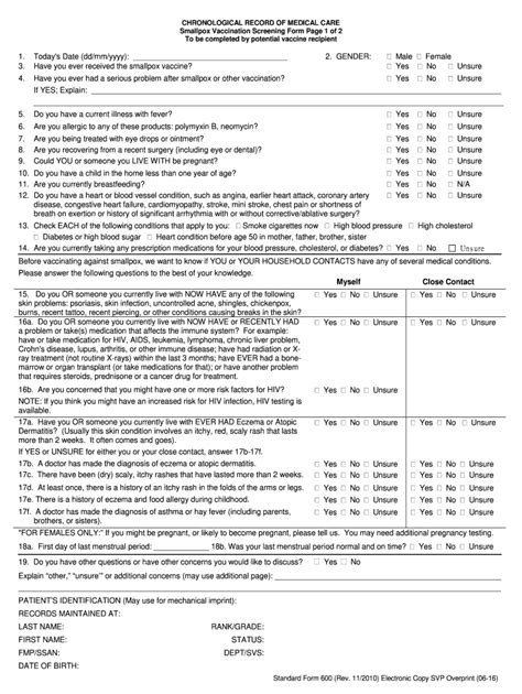 Standard Form 600 2010 2022 Fill And Sign Printable Template Online