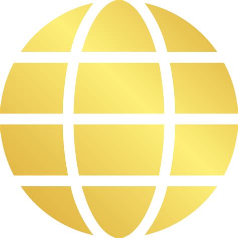 Gold Internet Icon 11947129 Png