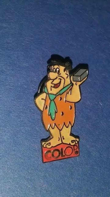 Vintage The Flintstones Cartoon Fred Flintstone Collectible Enamel Pin