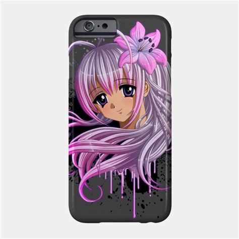Available as the following phone cases: Cute Anime Girl - Manga - Phone Case | TeePublic