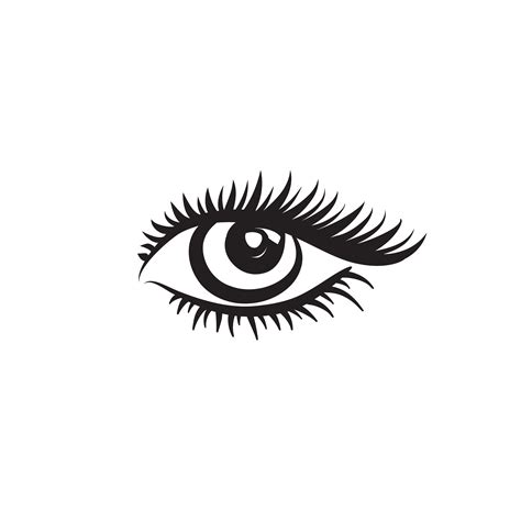 Logotipo De Los Ojos Diseño De Ojos En Estilo Gráfico Minimalista
