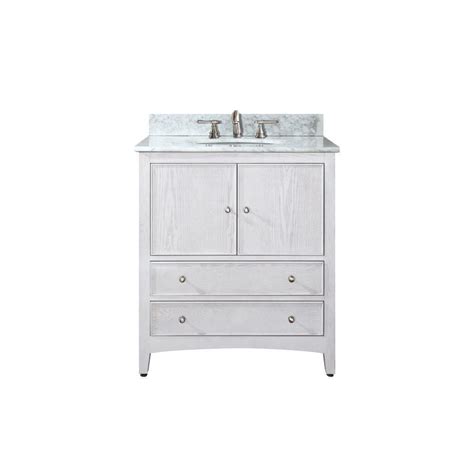 Our selection includes all types of furniture available in a variety of sizes, designs, styles and finishes so you can get an organized bathroom that expresses your individual style. Avanity Westwood 24-inch W Vanity in White Washed Finish ...