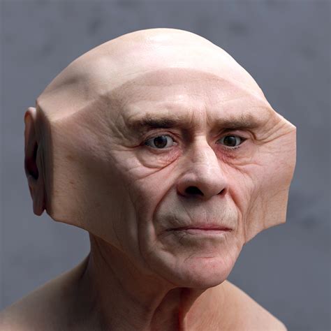 Lee Griggs Forms Facial Deformations With Geometrically Shaped Skin