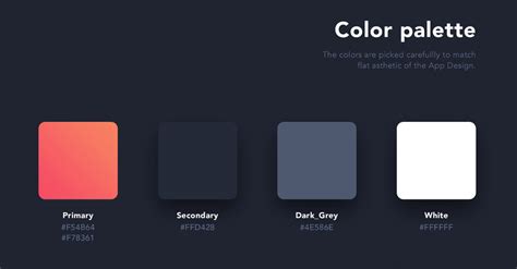 Color Scheme For App Design Savannah Owilson