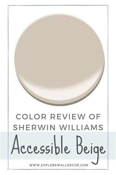 Sherwin Williams Accessible Beige Paint Color Review