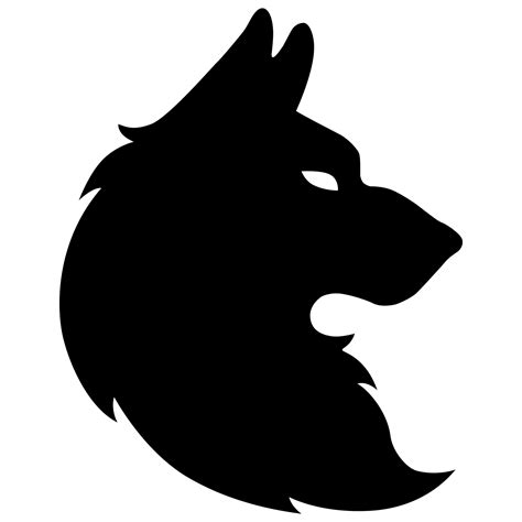 Outline Wolf Head Silhouette Png Images Wolf Head Icon Logo Vector