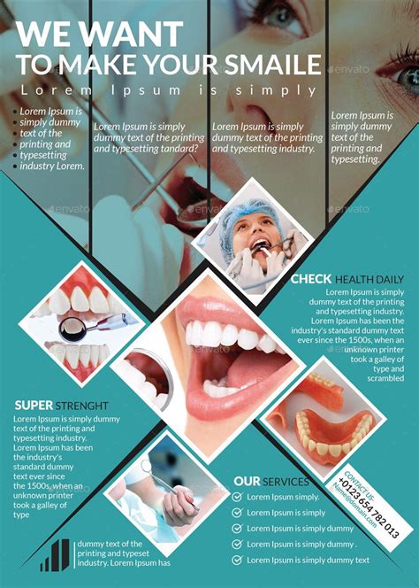 Dental Flyer Templates Preview Dental Design Dental Advertising Dental Posters