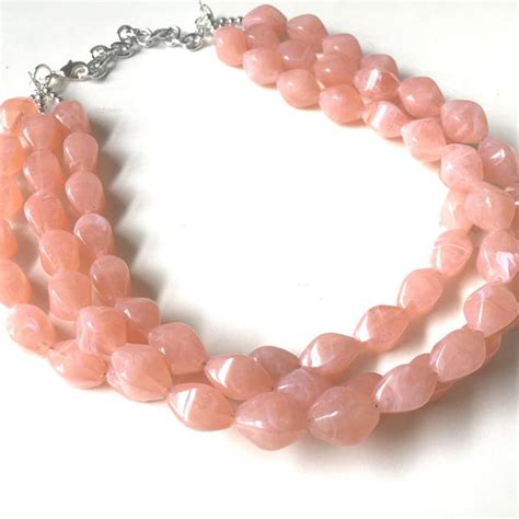 Peach Jewelry Etsy