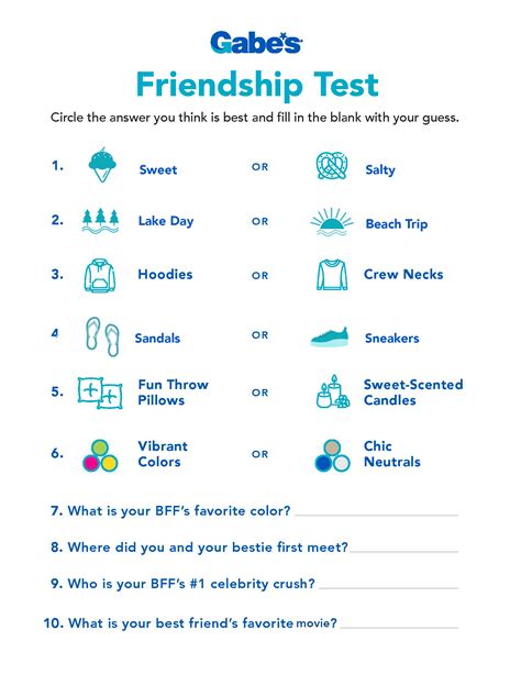 best friend test — gabe s