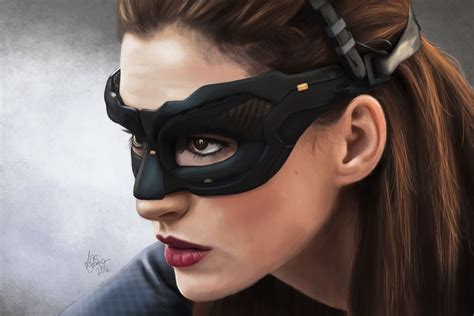 Selina Kyle Catwoman Anne Hathaway By Unam Et
