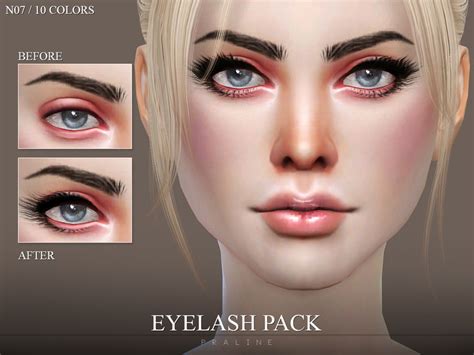 Eyelash Pack N07 The Sims 4 Catalog