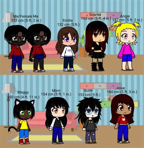 Oc Height Chart Outdated By Piplupboi7 On Deviantart