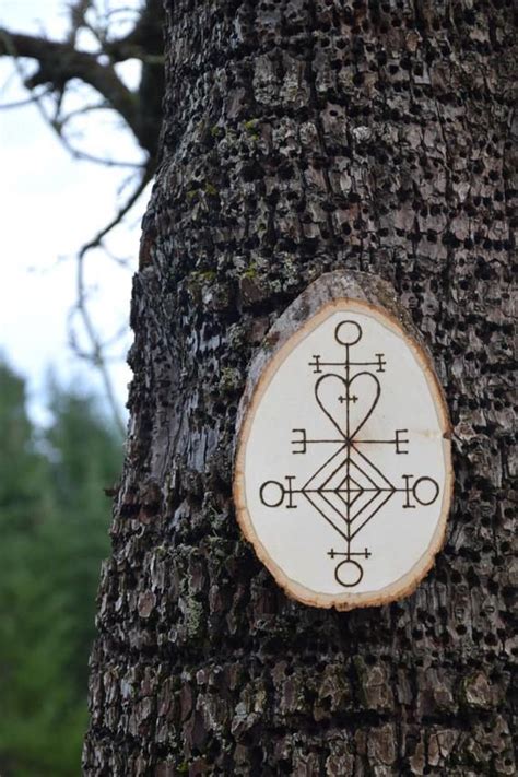 Reserved Ástarstafur Icelandic Love Rune Pyrographed On Linden Tree