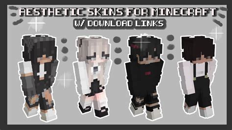 Aesthetic Minecraft Skins For Boys And Girls 🌘☕️ W Links In The