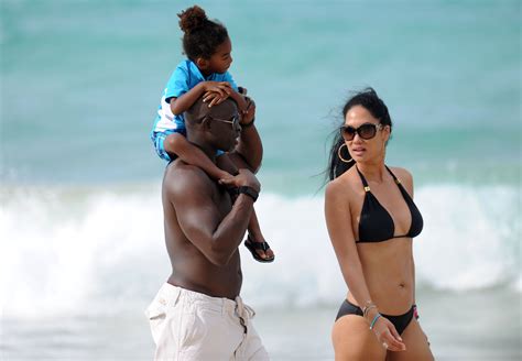 Djimon Hounsou And Kimora Lee Simmons And Son Kenzo Lee Kimora Lee Simmons Simmons In Hollywood