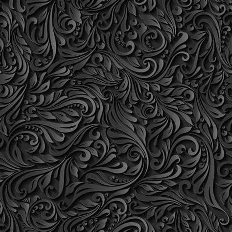 Perfect for decorating textiles, fabric, wrapping paper, souvenirs, postcards, scrapbooking, packaging design, branding, and more. Done black paper floral seamless pattern vector (With ...