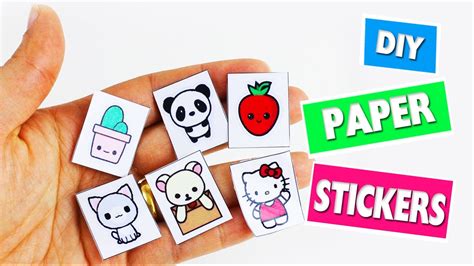 It comes in distinct variations so that there is something for everyone! Back to School Crafts: Homemade Paper Stickers ...