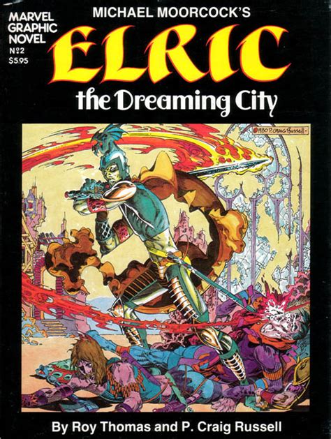 Marvel Graphic Novel Vol 1 Nº 2 Michael Moorcock S Elric The Dreaming City