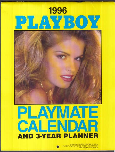 1996 Playboy Playmate Calendar Planner Elisa Bridges Victoria Zdrok