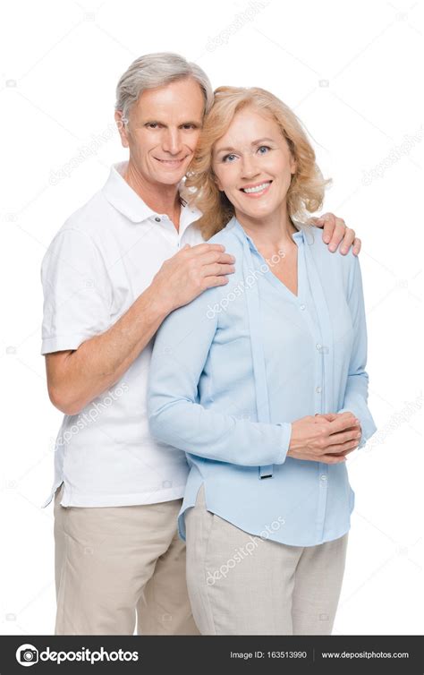 Mature Couple Embracing Stock Photo Allaserebrina
