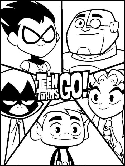 Top 60 Printable Teen Titans Go Coloring Pages Online Coloring Pages