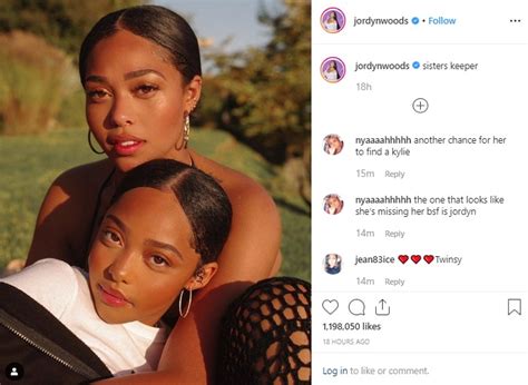 Which One Is Which Jordyn Woods Twins With Her 14 Year Old Sister
